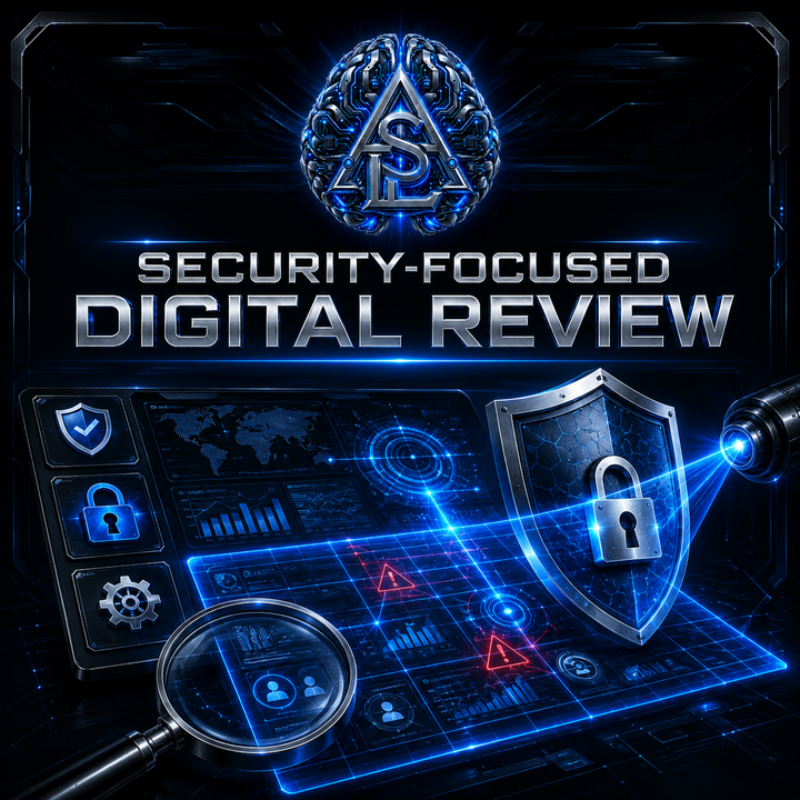 Security-Focused Digital Review service visualization